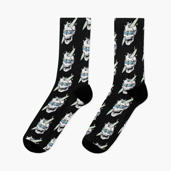 Item preview, Skull Surfing Summer Vibes Beach Skeleton Sea Meme Lovers designed and sold by BeulahJoseph.