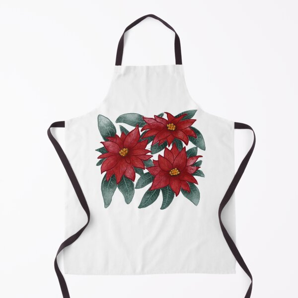 Item preview, Poinsettia flower - Christmas flower designed and sold by JenPolegattoArt.