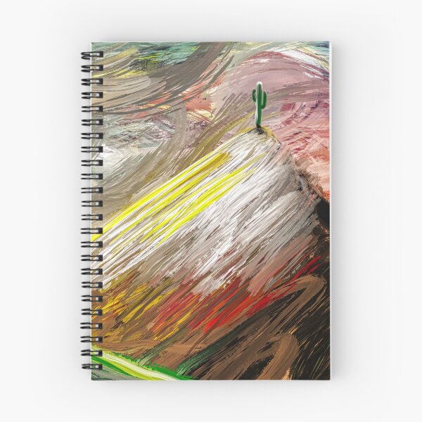 Item preview, Expressionist Landscape Digital Painting Brushstrokes | Textured Wall Art Yellow Brown Green designed and sold by Keltoi-art.