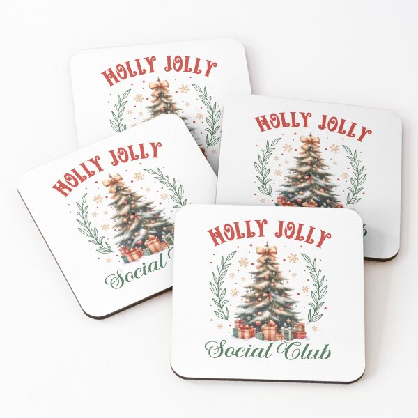 Item preview, Holly Jolly Retro Christmas Tree with Gifts Watercolor Illustration designed and sold by lojadpop.