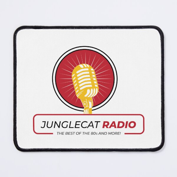 Item preview, JungleCat Radio Red Logo Tees designed and sold by JungleCatRadio.