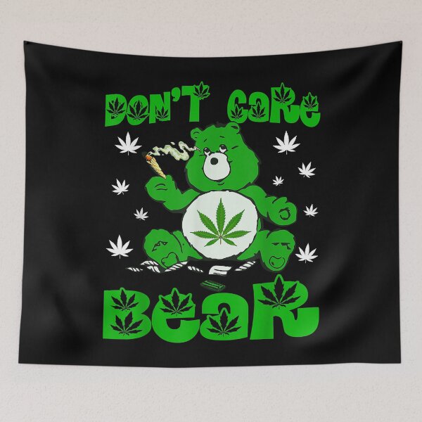 Item preview, Herb Bear Don't Care Funny Bear Marijuana Cannabis Weed Bear  designed and sold by MullenMich.