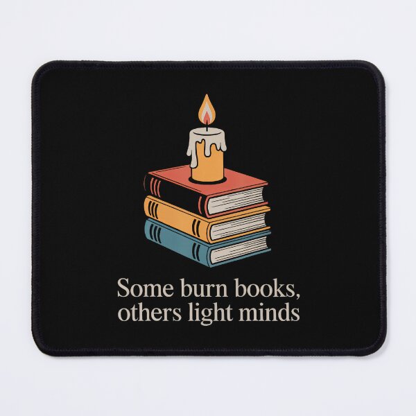 Item preview, Some Burn Books Light Minds Liberal Thinker Educator Teacher designed and sold by ConnieDora.