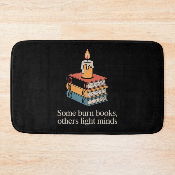 Item preview, Some Burn Books Light Minds Liberal Thinker Educator Teacher designed and sold by ConnieDora.