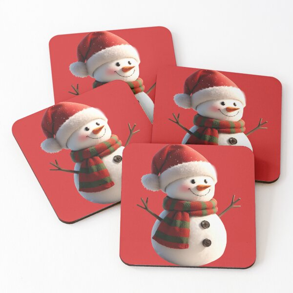Item preview, Jolly Snowman with Carrot Nose & Coal Smile designed and sold by christmas-xmas.
