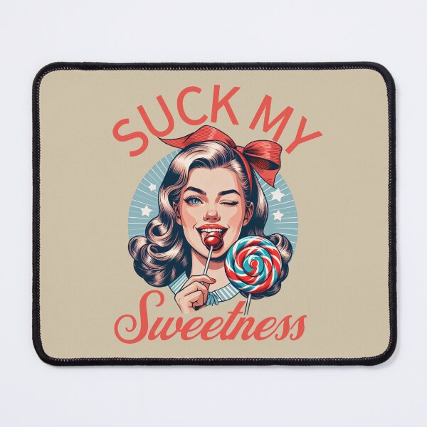 Item preview, Suck My Sweetness Vintage Beauty Pinup Girl designed and sold by NosandEdgy.