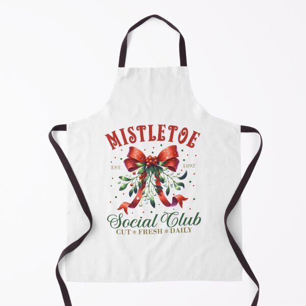 Item preview, Vintage Mistletoe Christmas Sign Est. 1892 | Festive Holiday Bow designed and sold by lojadpop.