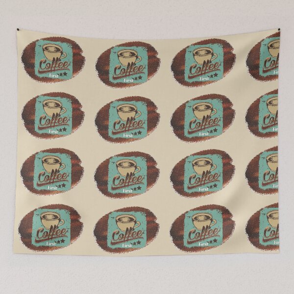 Item preview, Coffee first! designed and sold by ArtGMerch.