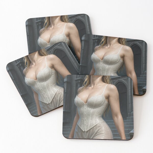 Item preview, Ilya Martin corset dress November Rain   designed and sold by CathryneDelamort.
