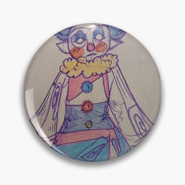 Item preview, Cute clown doodle designed and sold by jamminanddrawin.