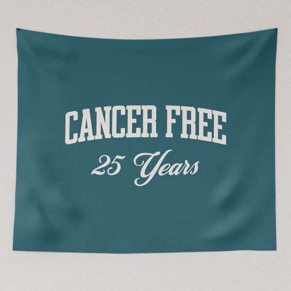 Item preview, Cancer Free Twenty Five Years designed and sold by NosandEdgy.