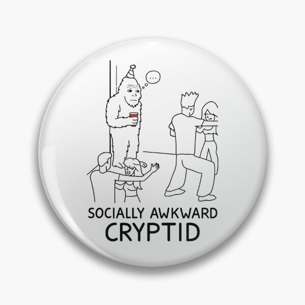 Item preview, Socially Awkward Cryptid – Bigfoot Party Meme Design designed and sold by Sonic Nova Studios.