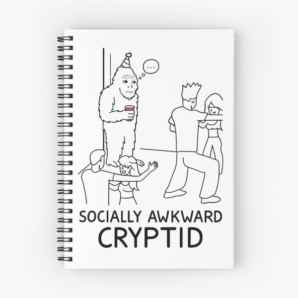 Item preview, Socially Awkward Cryptid – Bigfoot Party Meme Design designed and sold by Sonic Nova Studios.