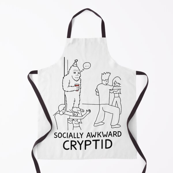 Item preview, Socially Awkward Cryptid – Bigfoot Party Meme Design designed and sold by Sonic Nova Studios.