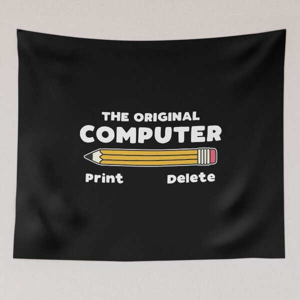 Item preview, The Original Computer Graphic Print Delete designed and sold by NQArtist.