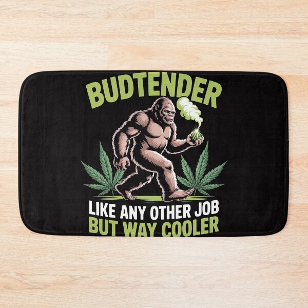 Item preview, Budtender Like Any Other Job Bigfoot Cannabis Specialist designed and sold by ConceptThena.