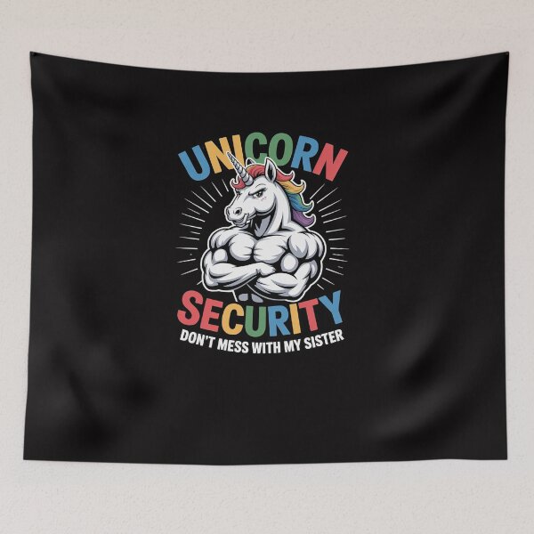 Item preview, Brother Unicorn Security Dont Mess With My Sister designed and sold by Viepenny.