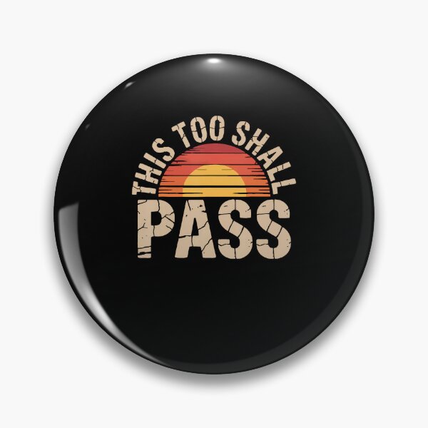 Item preview, This Too Shall Pass Sunset Vintage Style designed and sold by KristinCleo.