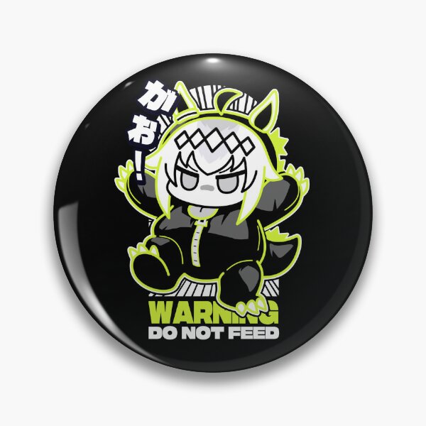 Item preview, Ogurizilla Oguri Cap "WARNING: DO NOT FEED" Uma Musume Pretty Derby Cinderella Gray designed and sold by Noredji Morien.