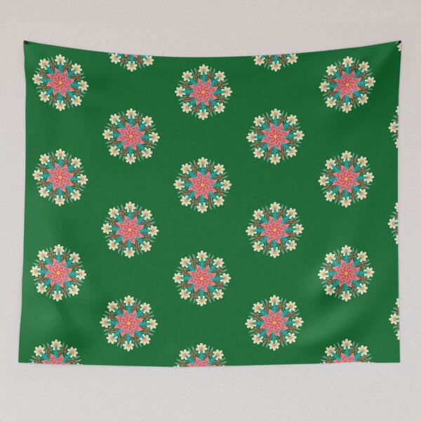 Item preview, Copy of She Will Be Loved Premium FLOWER MANDALA 5-turquoise Oversized  designed and sold by LobalDominat.