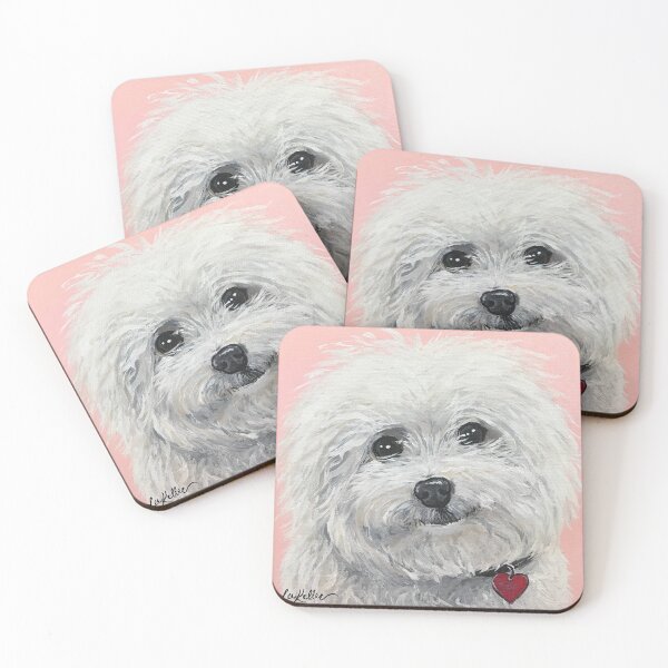 Aperçu de l'œuvre Mignon Bichon Frise Art créée et vendue par leekellerart.