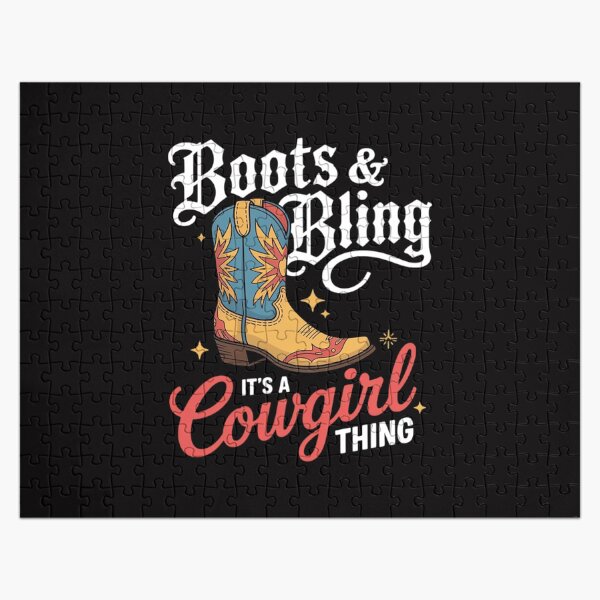 Item preview, Boots & Bling It's A Cowgirl Thing Rodeo Western Country designed and sold by Viepenny.