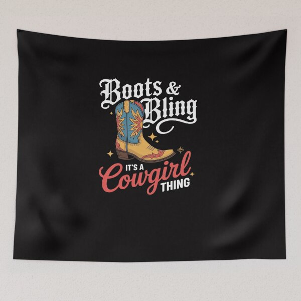 Item preview, Boots & Bling It's A Cowgirl Thing Rodeo Western Country designed and sold by Viepenny.