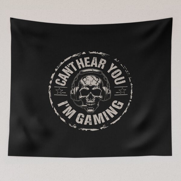Item preview, Video Games Skull Funny Gamer Desing Cant Hear You Im Gaming designed and sold by KristyCharleen.