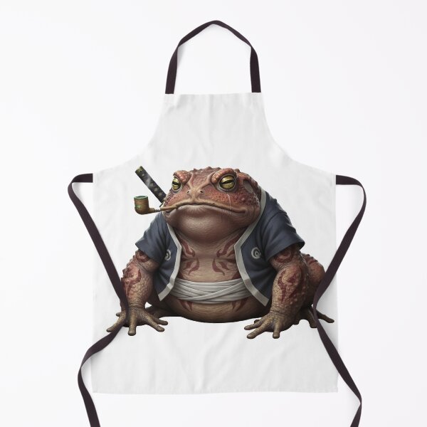 Item preview, Giant Ninja Toad with Sword and Pipe - Japanese Fantasy Art designed and sold by Greemo03.