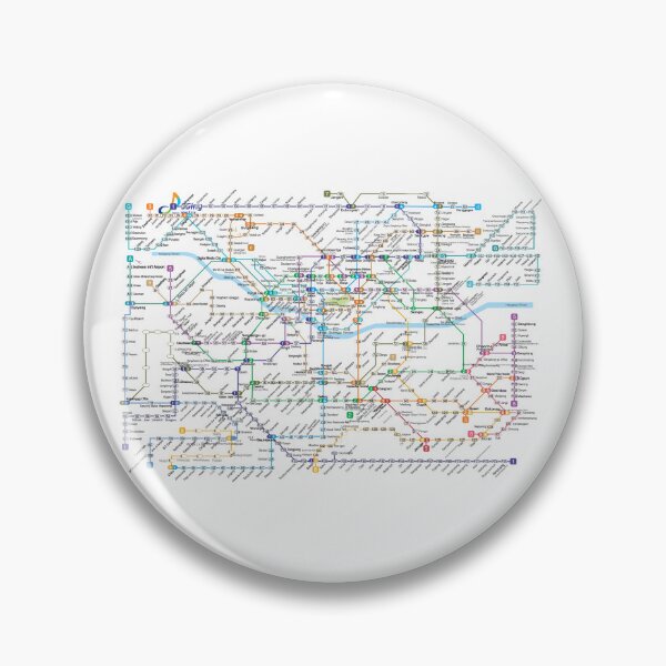 Item preview, Korean Subway Map (English Version) | Seoul Metro Inspired Design designed and sold by arorar.