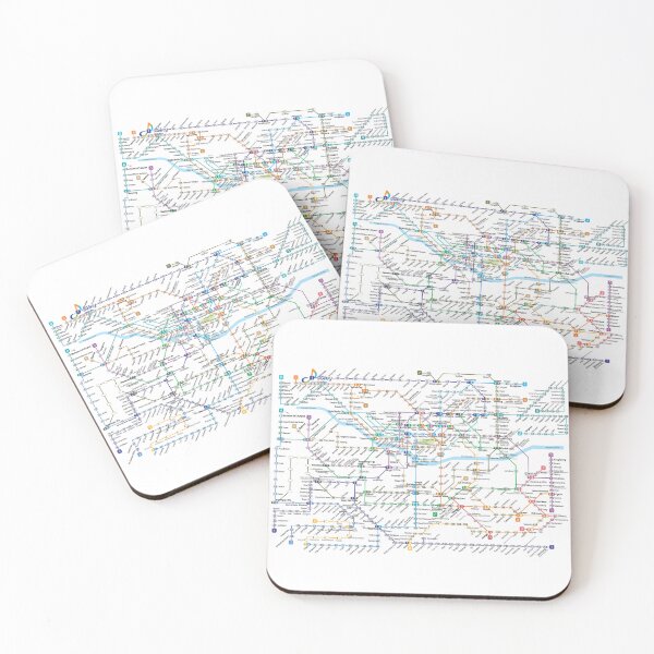 Item preview, Korean Subway Map (English Version) | Seoul Metro Inspired Design designed and sold by arorar.