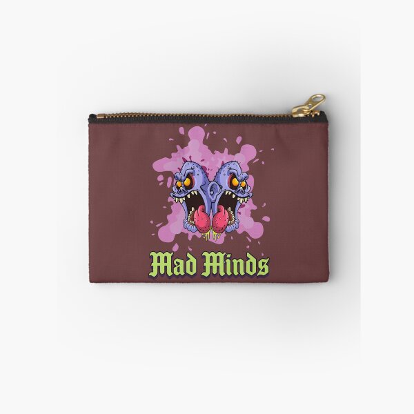 Item preview, Mad Minds" | Creepy Two-Headed Monster & Gothic Text Design designed and sold by CREEPY CRAZE.
