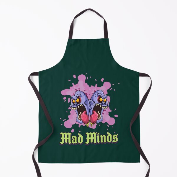 Item preview, Mad Minds" | Creepy Two-Headed Monster & Gothic Text Design designed and sold by CREEPY CRAZE.
