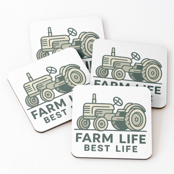 Item preview, Farm Life Best Life – Vintage Tractor Country Living Design designed and sold by Eric’s Creative Corner.