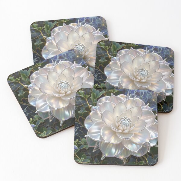 Item preview, Semi real White Camelia AI art designed and sold by EatherReal.