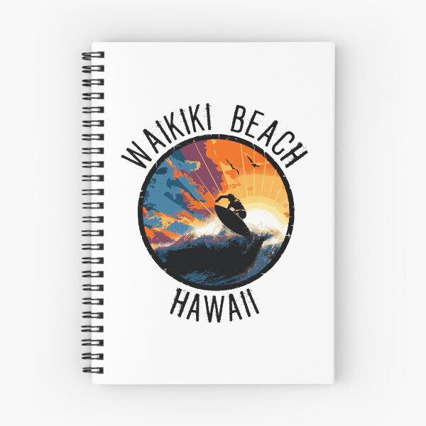 Item preview, Waikiki Beach – Hawaii (with Black Lettering) designed and sold by VelvetRoom.