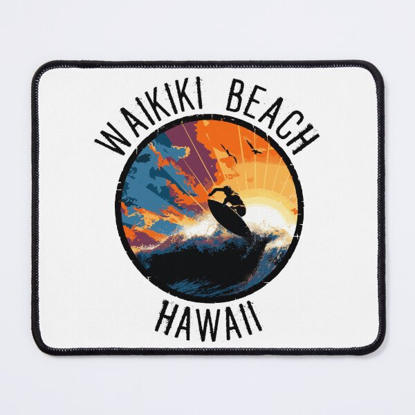 Item preview, Waikiki Beach – Hawaii (with Black Lettering) designed and sold by VelvetRoom.