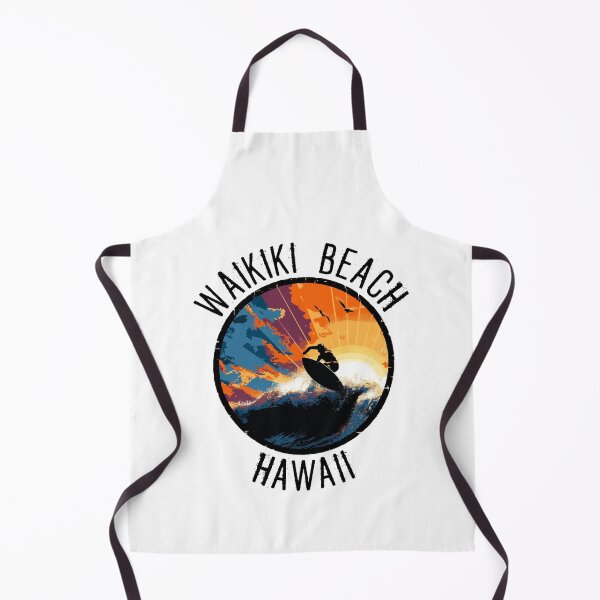Item preview, Waikiki Beach – Hawaii (with Black Lettering) designed and sold by VelvetRoom.