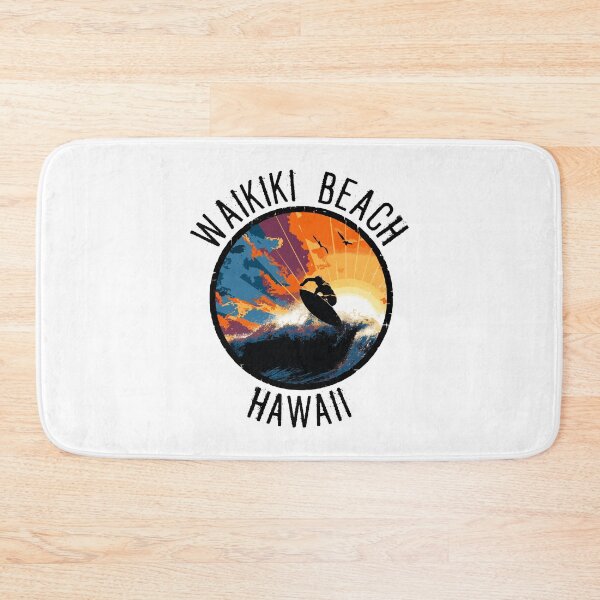 Item preview, Waikiki Beach – Hawaii (with Black Lettering) designed and sold by VelvetRoom.