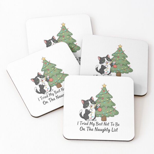 Item preview, Naughty But Nice Feline Holiday Cheer! designed and sold by DisignByPrince.