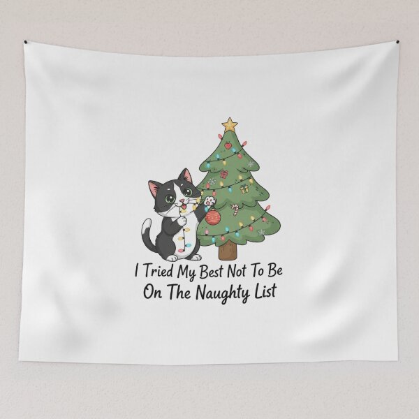 Item preview, Naughty But Nice Feline Holiday Cheer! designed and sold by DisignByPrince.