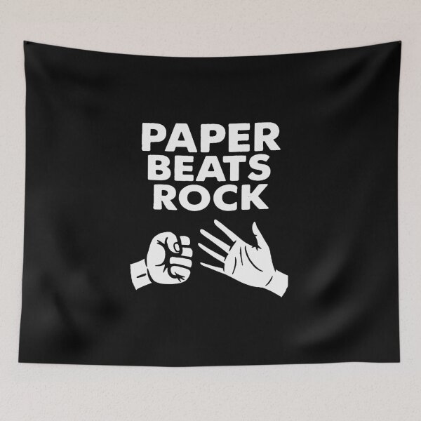 Item preview, paper beats rock  designed and sold by briscoekim.