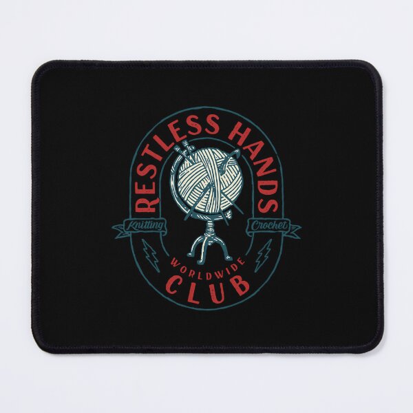 Item preview, Restless Hands Club Red designed and sold by DawnPatricia.