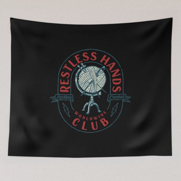 Item preview, Restless Hands Club Red designed and sold by DawnPatricia.