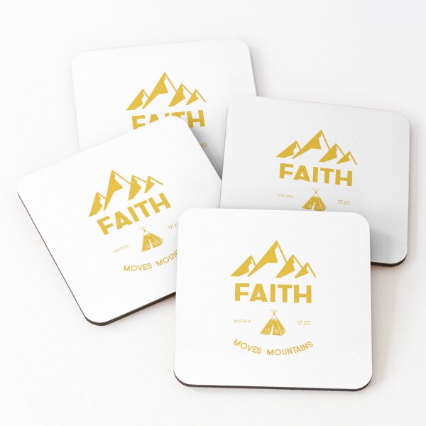 Item preview, Faith Moves Mountains Christian T-shirt designed and sold by Ever-Kind.