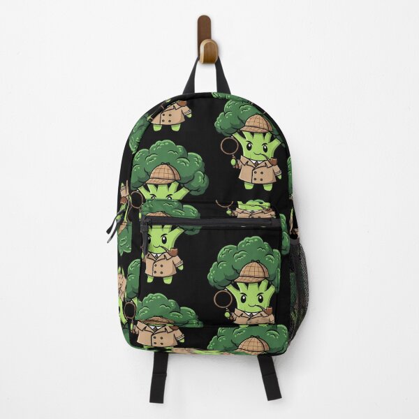 Item preview, Cute Vegan Broccoli Detective Cartoon designed and sold by DawnPatricia.
