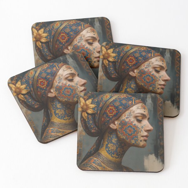 Item preview, Persian Carpet Art Portrait designed and sold by farzan-design.