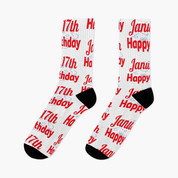 Item preview, January 17th, Gift birthday  designed and sold by Sujinthaiart.