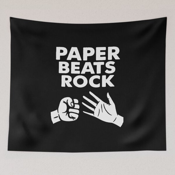 Item preview, paper beats rock  designed and sold by jessicahargett.