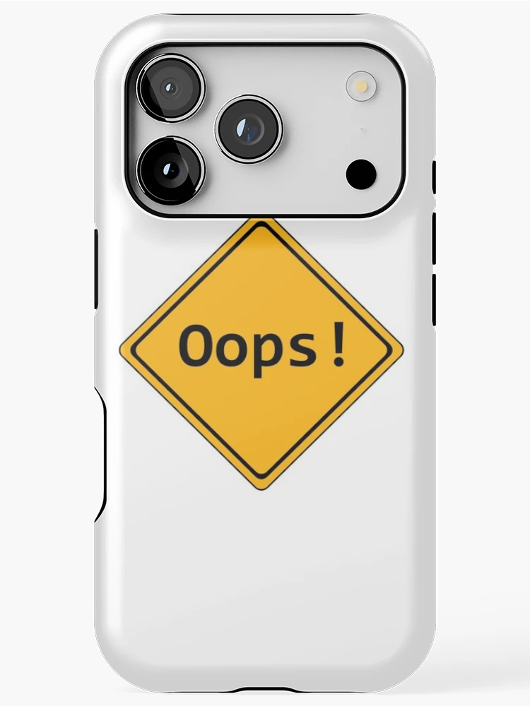 Thumbnail 1 of 4, iPhone Case, Oops! designed and sold by WindsofJupiter.